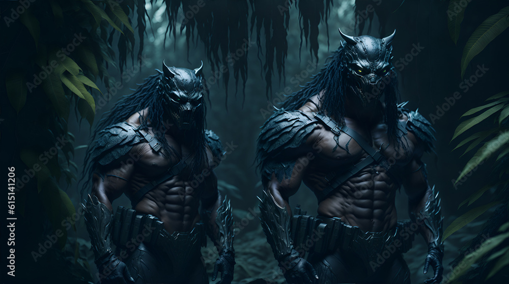 The Realistic Predator in the Enigmatic Depths of the Dark Jungle - Captured in 8K The Realistic Predator in the Enigmatic Depths of the Dark Jungle - Captured in 8K