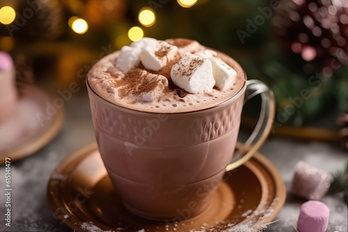 Cup of hot Chocolate with Whipped Cream