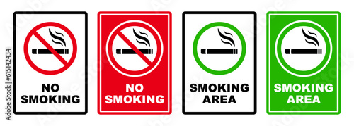 no smoking area and smoking sign area printable red stop symbol set ban silhouette icon design