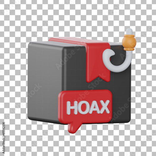 Hoax Spread 3D Illustration
