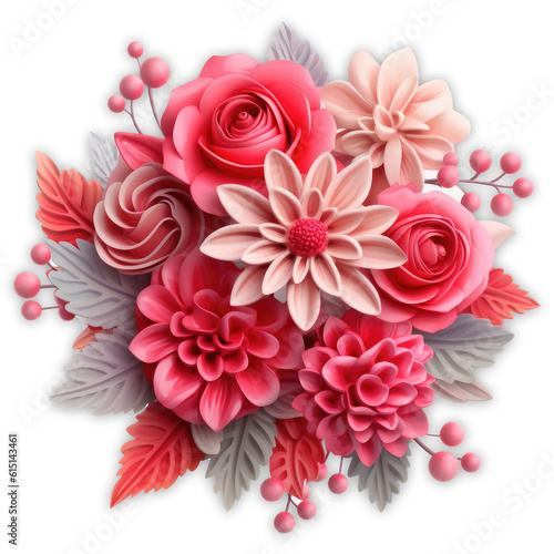 Flowers Watercolor Clip art, Watercolor Sublimation Design, Floral Clip art © Danbamstore