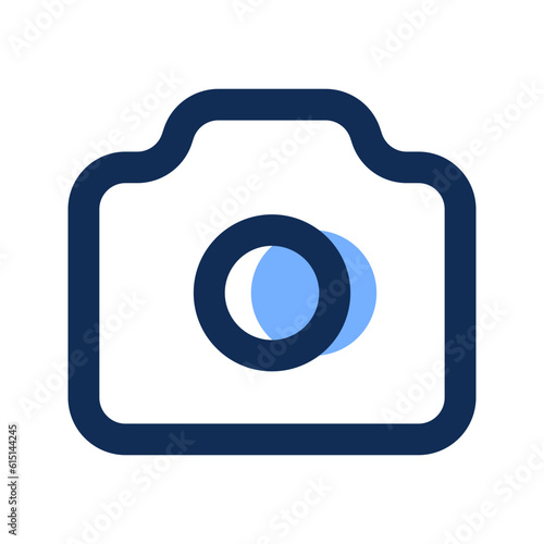 camera filled line icon