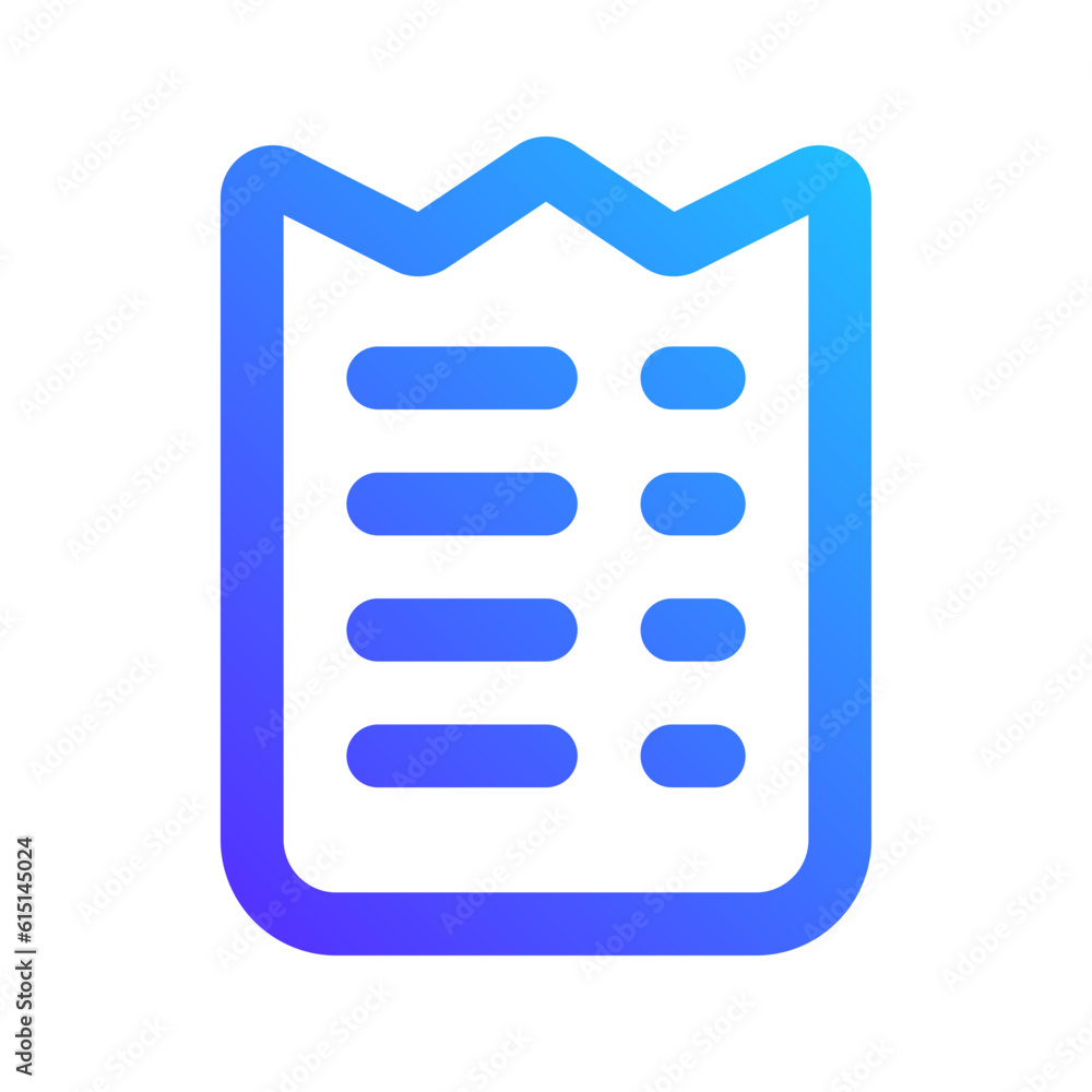 bill gradient icon bill gradient icon