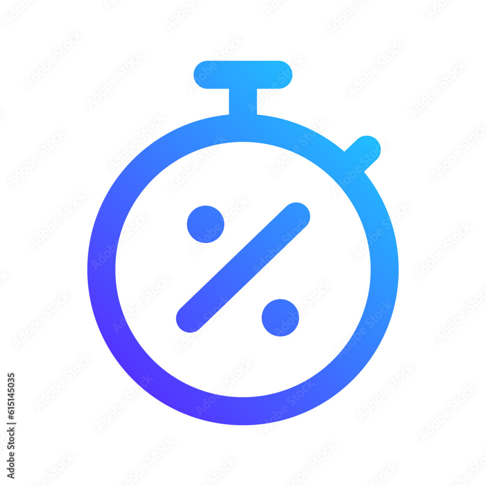 limited time gradient icon