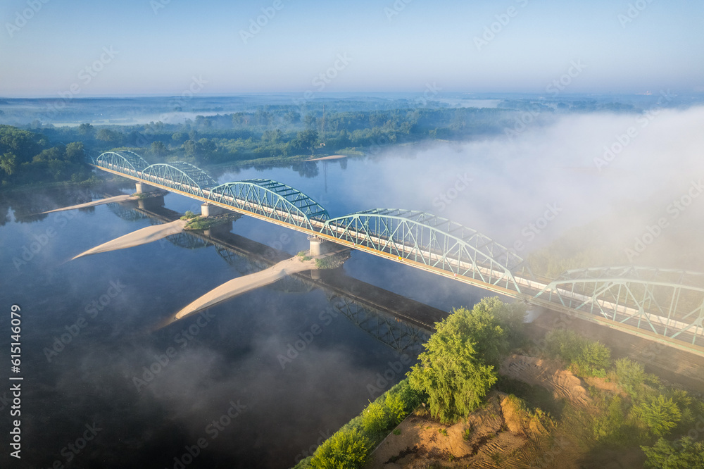 Bydgoszcz - Fordon Bridge in the fog
