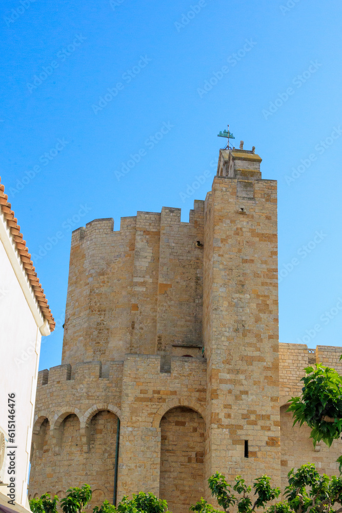 A centuries old Romanesque sanctuary Church of Notre-Dame-de-la-Mer in France Les saintes maries de la mer
