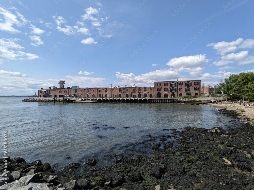 Warehouse by the Erie Bassin in Red Hook, Brooklyn, NY - June 2023