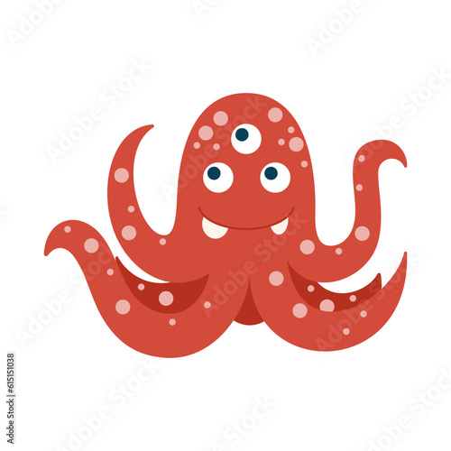 Cute monsters character illustration. Funny monster cartoon design illustration design for logo and print product
