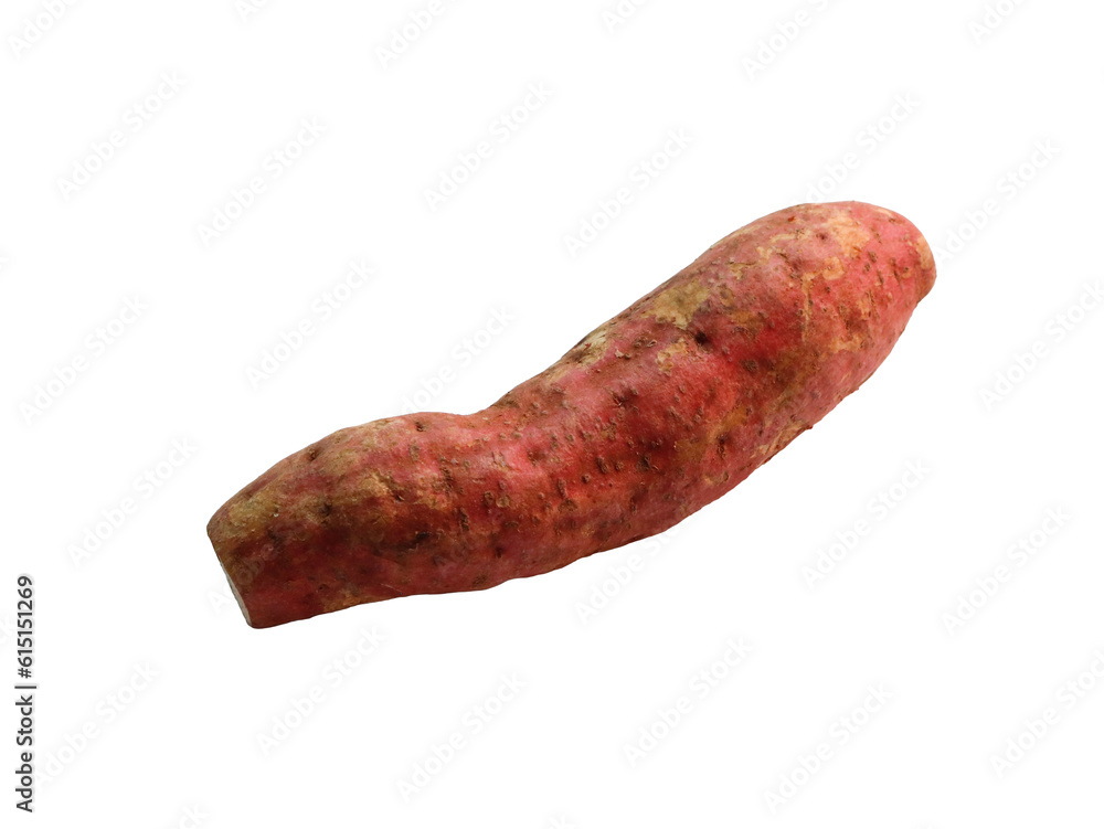 Slices sweet potato isolated blank background. Slices sweet potato isolated blank background.