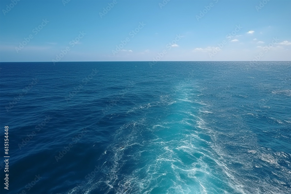 Generative AI.
wide ocean view background