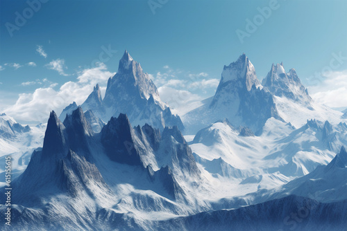 Generative AI. iceberg landscape background © Yoshimura