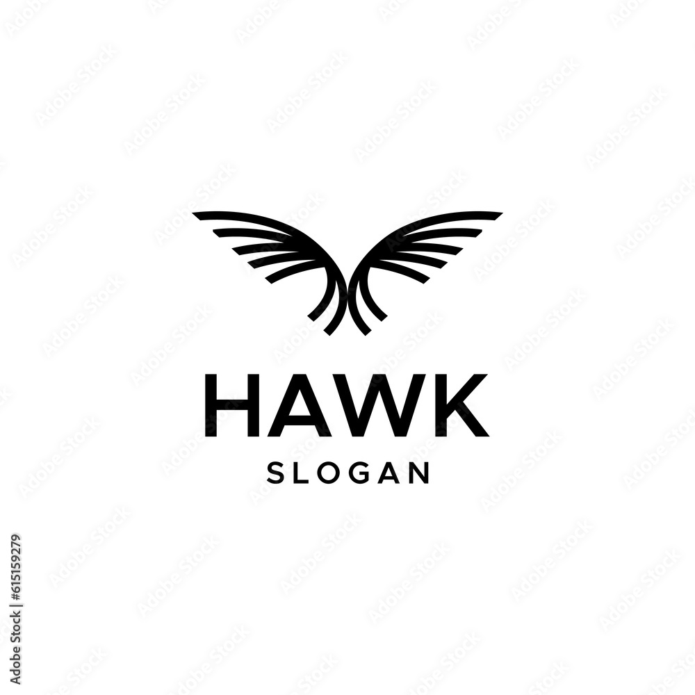 Fototapeta premium EAGLE LINE LOGO
