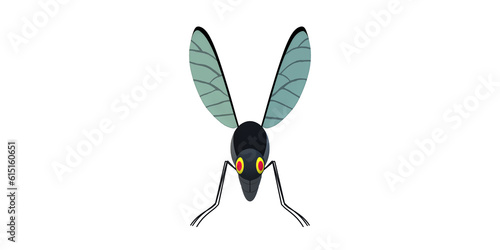 Mosquito isolated on a Transparent Background