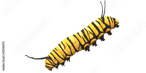 Caterpillar isolated on a Transparent Background