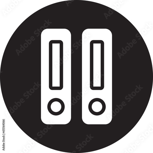 blinder glyph icon