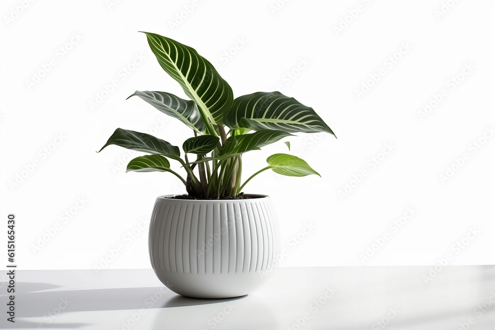 Isolated Potted Houseplant - Indoor Nature and Greenery Concept Isolated Potted Houseplant - Indoor Nature and Greenery Concept