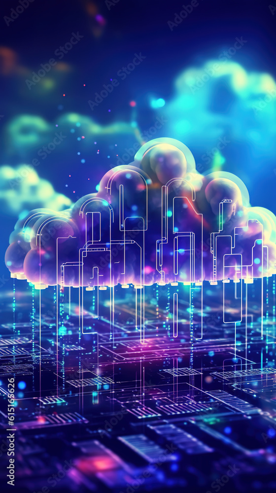Cloud Networking, Crypto, AI, Firewall Network Security, Artificial Intelligence, Cyber Security, Cloud Managed, Circuit Board, AI Art for Business and Technology Cloud Networking, Crypto, AI, Firewall Network Security, Artificial Intelligence, Cyber Security, Cloud Managed, Circuit Board, AI Art for Business and Technology