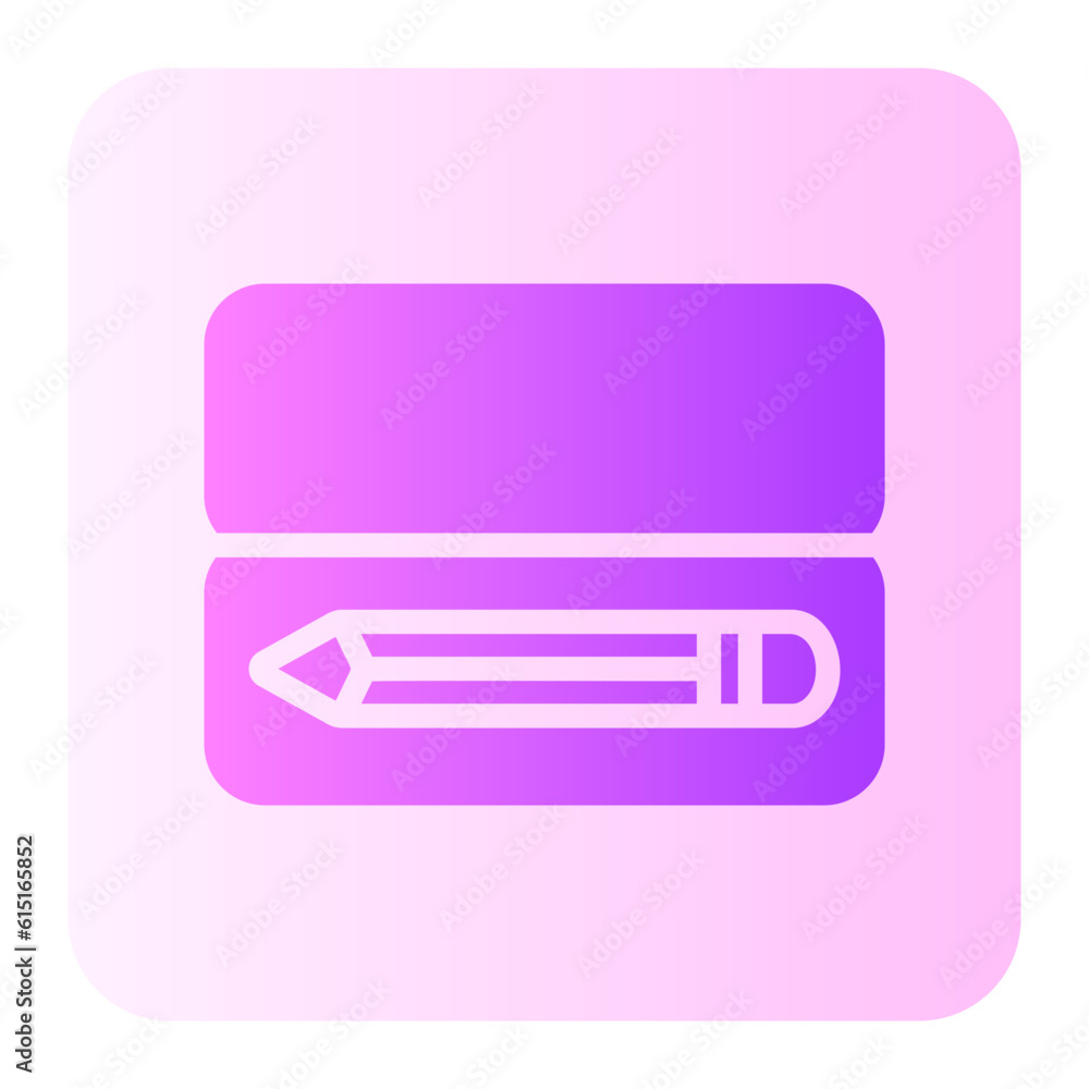 pencilcase gradient icon pencilcase gradient icon