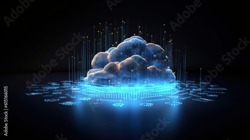 Cloud Networking, Crypto, AI, Firewall Network Security, Artificial Intelligence, Cyber Security, Cloud Managed, Circuit Board, AI Art for Business and Technology