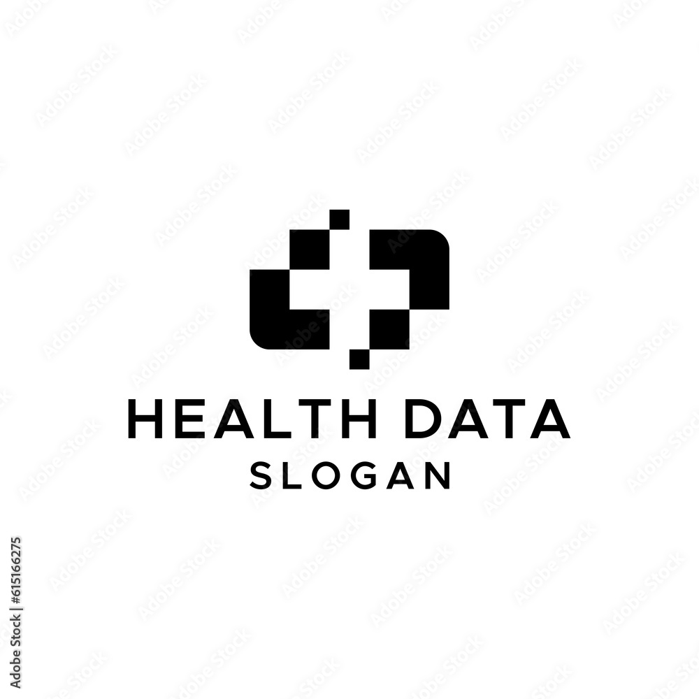 Obraz premium HEALTH DATA LOGO