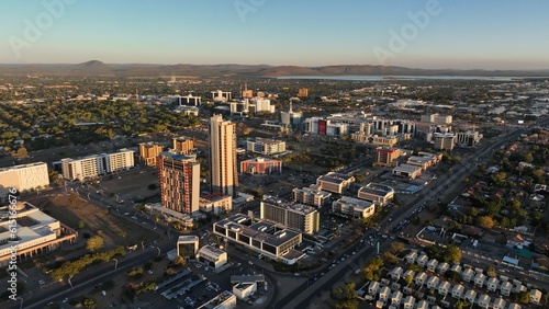 Central Business District  CBD  in Gaborone  Botswana  Africa