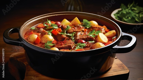 Savory Delights: Potjiekos - Slow-Cooked Stew in a Cast-Iron Pot