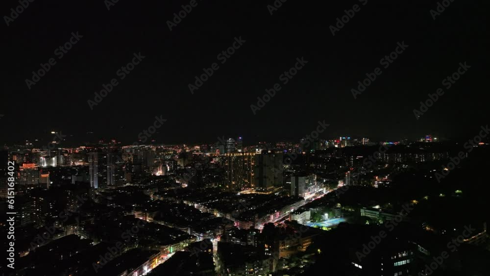 Night city view. Night city view.
