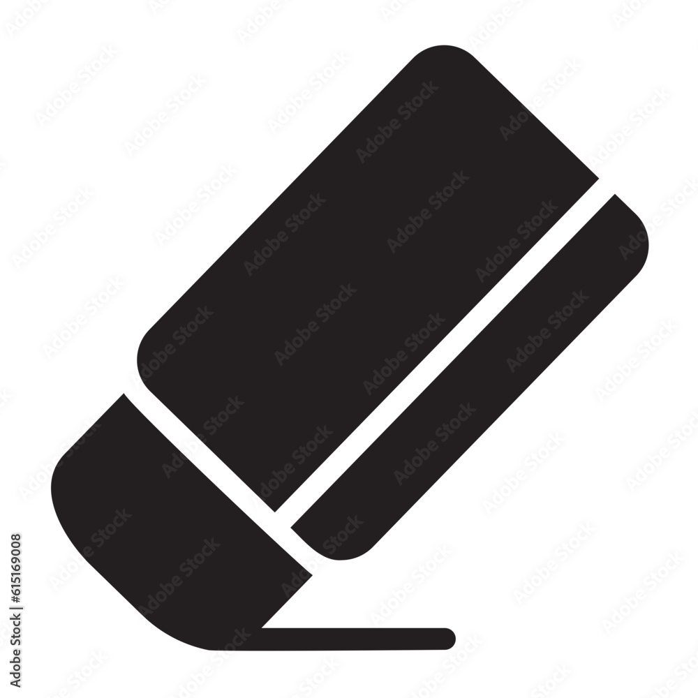 eraser glyph icon eraser glyph icon