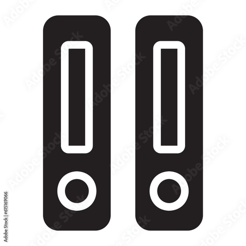 blinder glyph icon