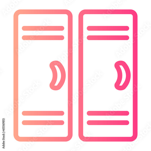 locker gradient icon