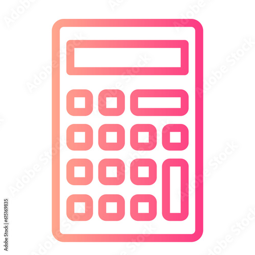 calculator gradient icon