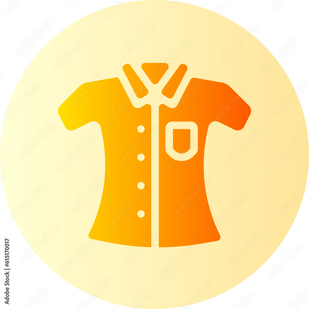 uniform gradient icon