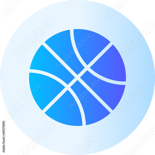 basketball gradient icon