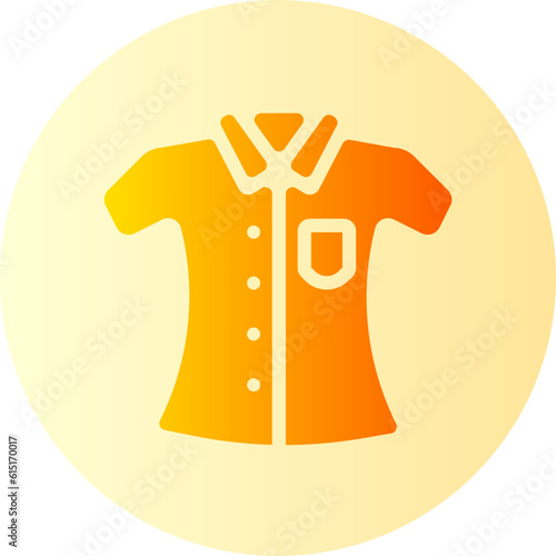 uniform gradient icon