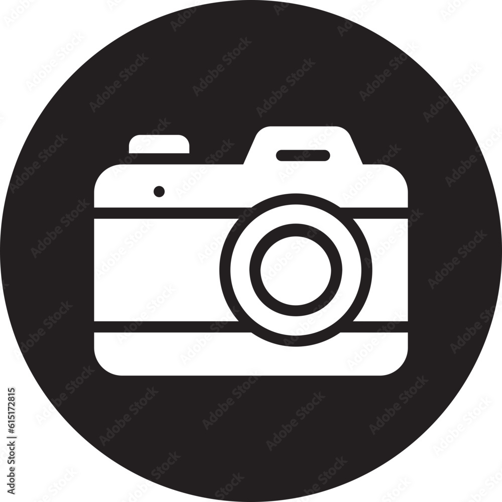 camera glyph icon