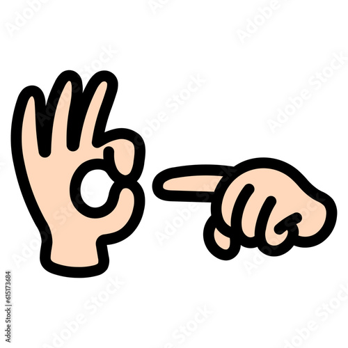 ingraft filled outline icon style