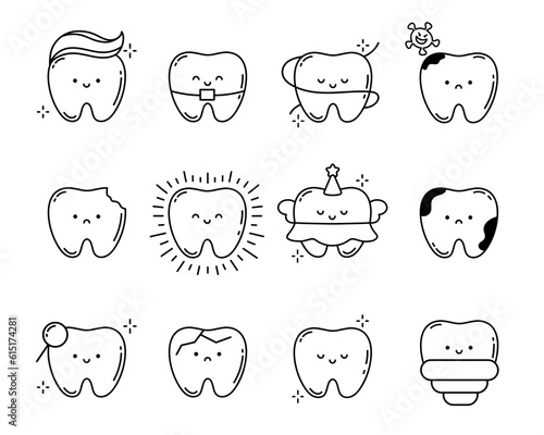Fotografia Collection of teeth