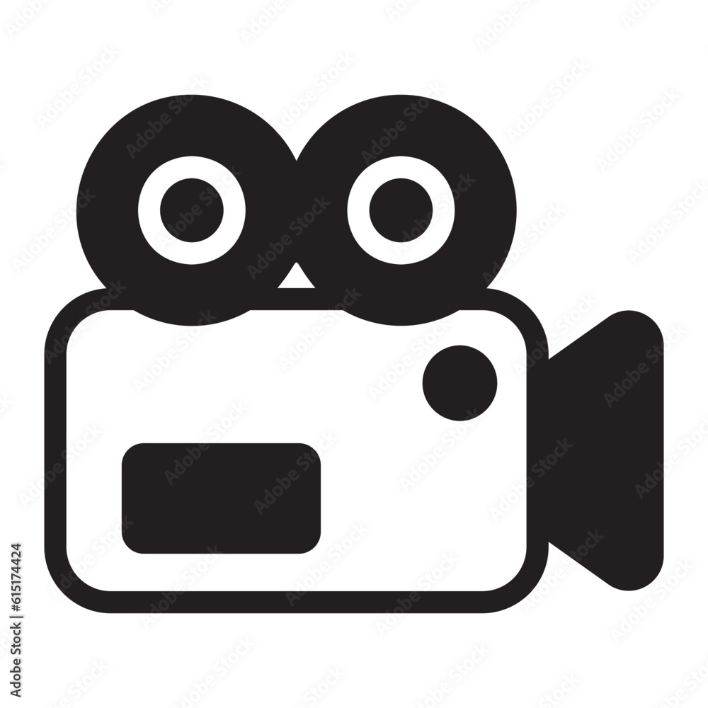 videocamera glyph icon