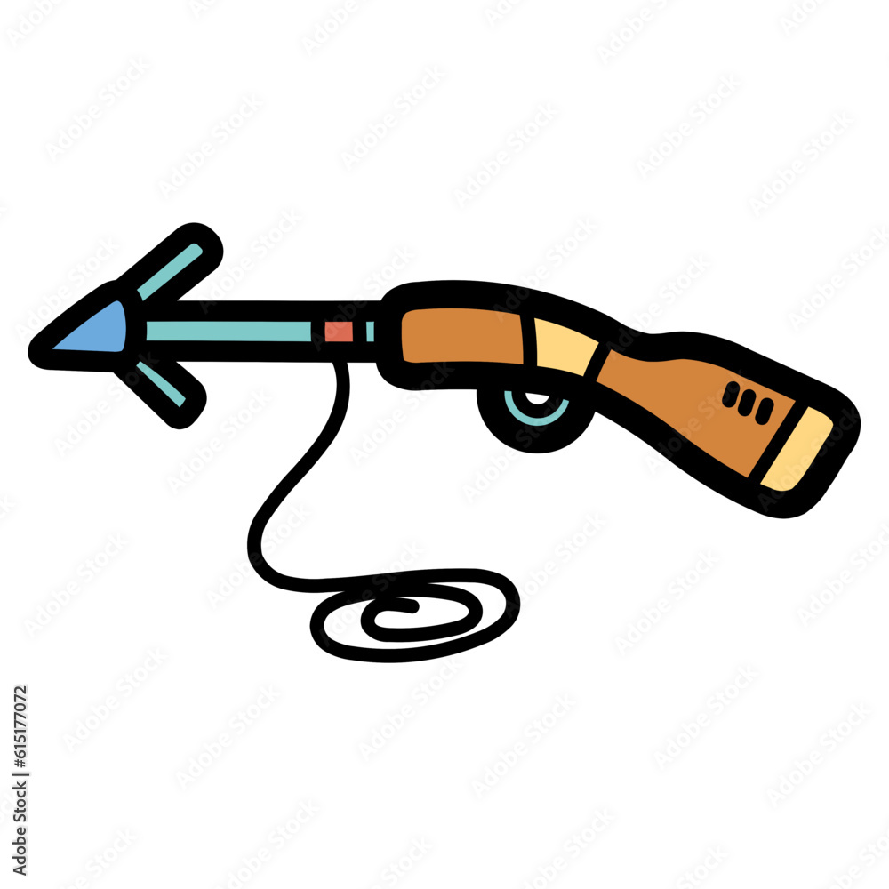 harpoon filled outline icon style harpoon filled outline icon style