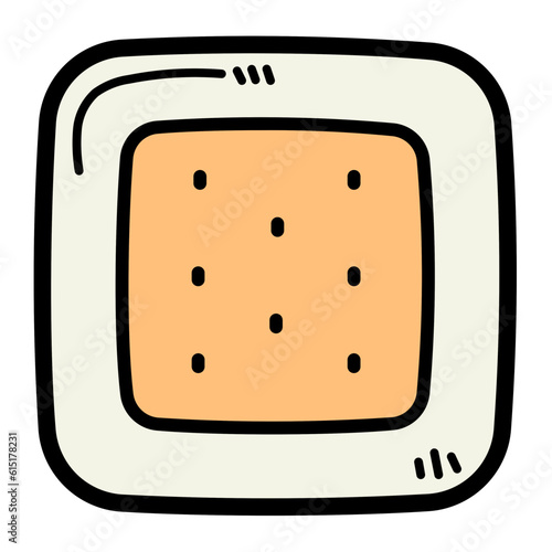 transdermal patch filled outline icon style