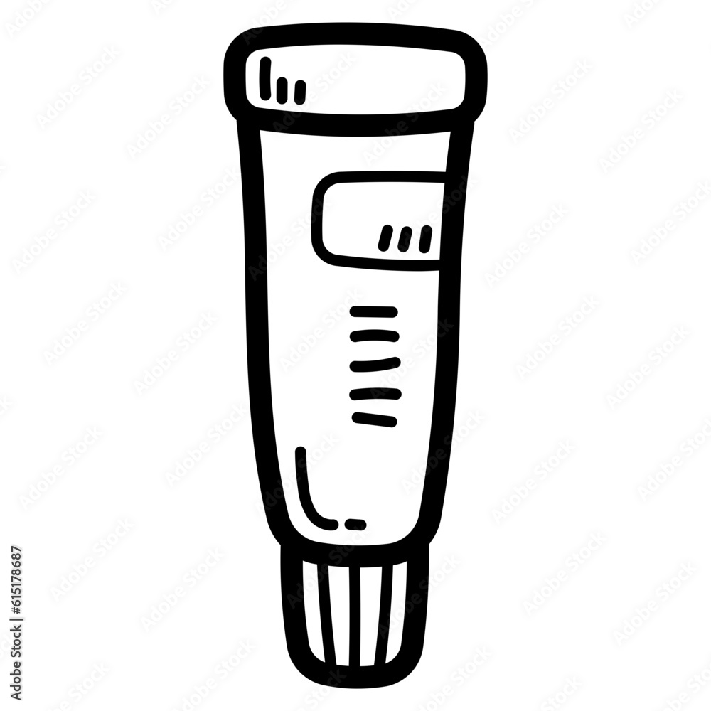 ointment line icon style ointment line icon style