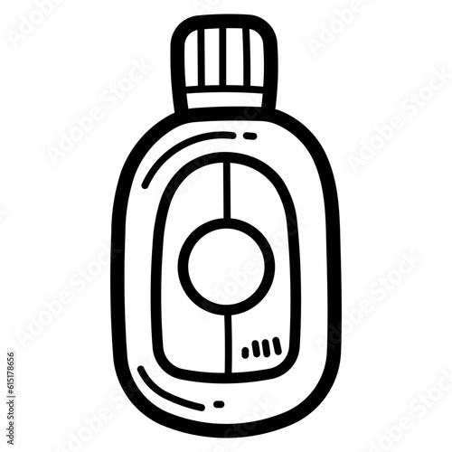 antiseptic line icon style