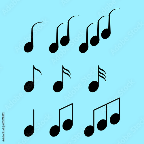 Music Symbol, Musical Notes in vector illustration design