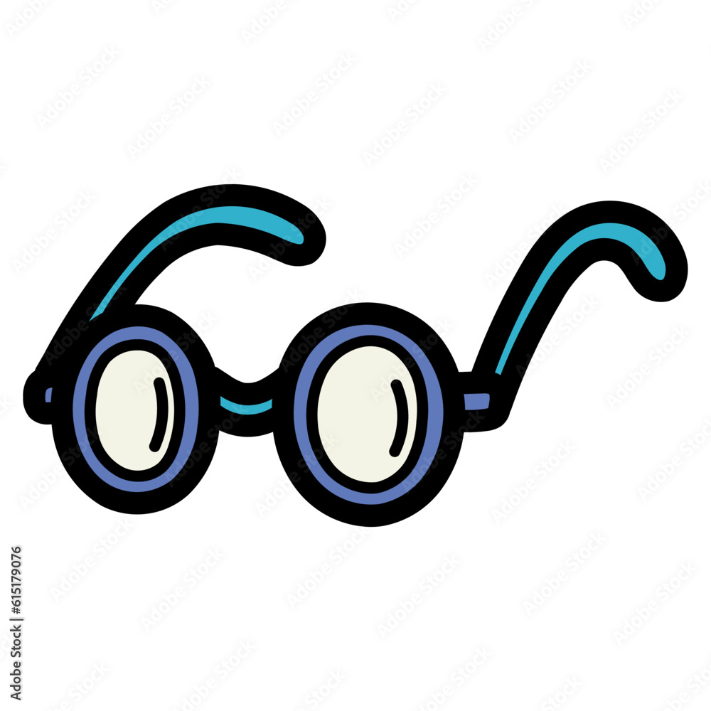 glasses filled outline icon style glasses filled outline icon style