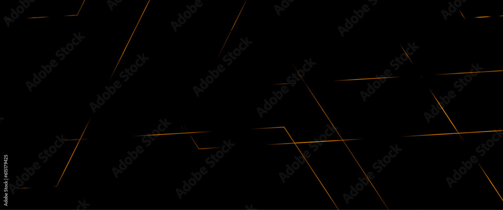 Abstract modern black background paper cut style with black and gold line Luxury concept, abstract luxury gold geometric random chaotic lines with many squares and triangles shape on black background. Abstract modern black background paper cut style with black and gold line Luxury concept, abstract luxury gold geometric random chaotic lines with many squares and triangles shape on black background.