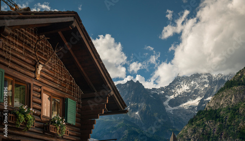 Chalet with a view Courmayeur, Italy © forcdan
