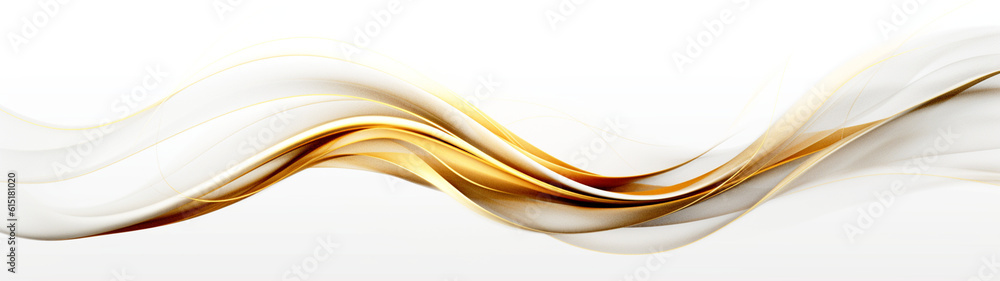 Abstract background. White and gold. Banner, backdrop. Generative AI Abstract background. White and gold. Banner, backdrop. Generative AI