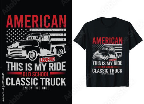  American old-school classic Truck driver T-Shirt Design vector Graphic, old Truck Driver t-shirts, american Truck lover T Shirt Designs,