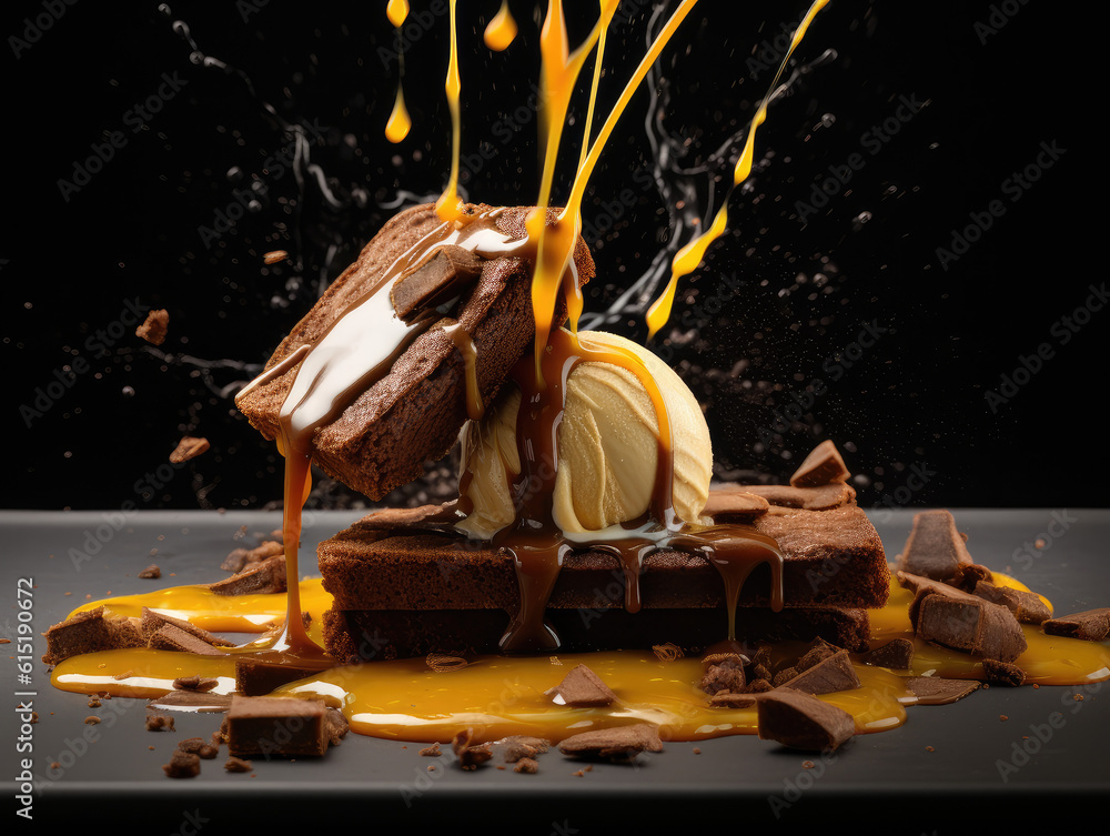 Naklejka premium Gourmet Dessert
