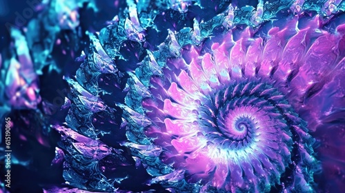 Dark purple and black spiral background